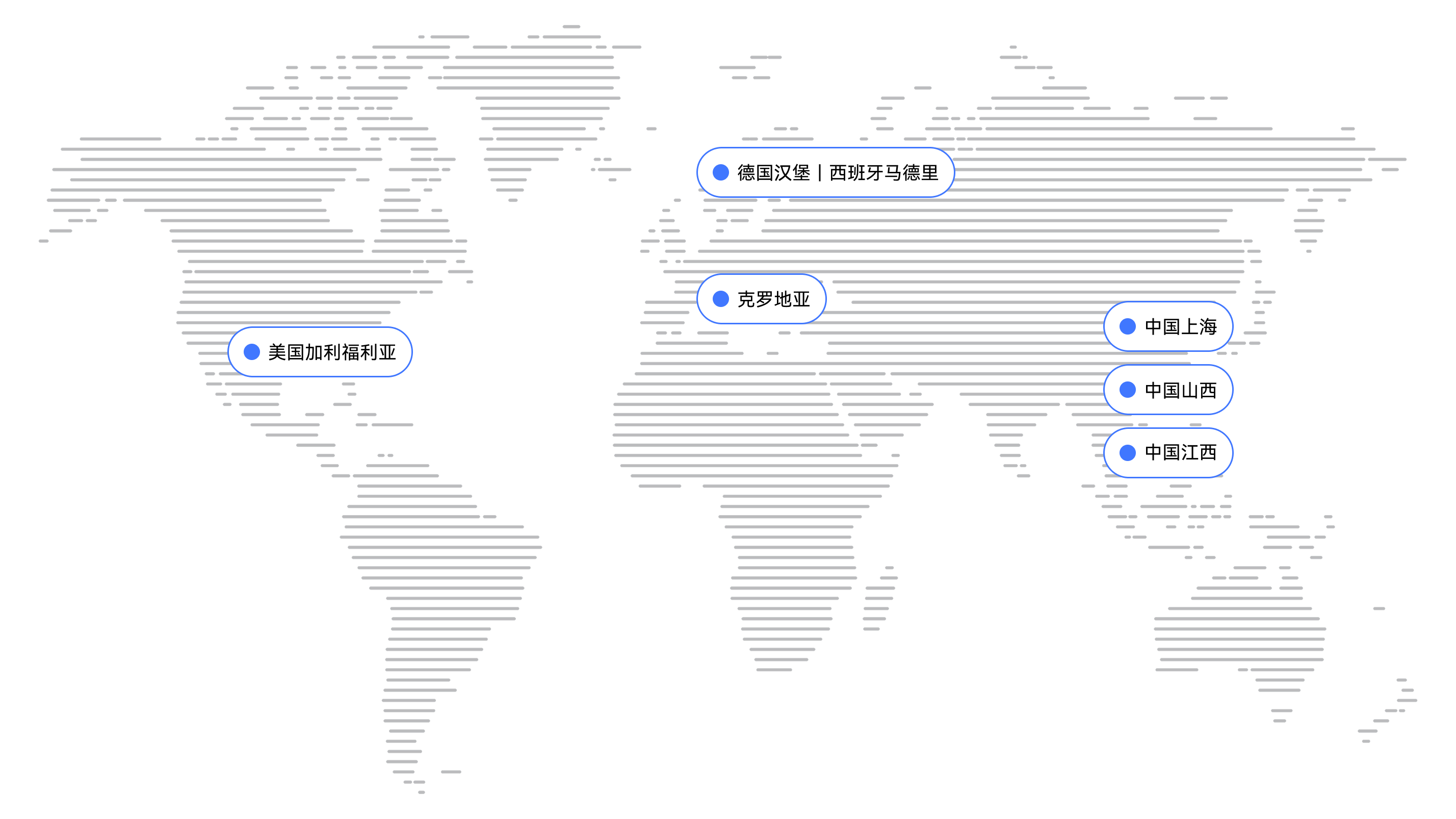全球分布图